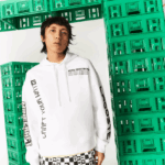 Lacoste live x minecraft קפוצ'ון צמר משוחרר DZ4D0D1165 לבן 001 גברים - Image 8