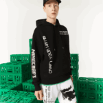 Lacoste live x minecraft קפוצ'ון צמר משוחרר DZ4D0D1166 שחור 031 גברים - Image 5