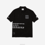 Lacoste live x minecraft רופף פולו כותנה אורגנית DZ4D0D938 שחור 031 גברים - Image 5