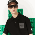 Lacoste live x minecraft רופף פולו כותנה אורגנית DZ4D0D938 שחור 031 גברים - Image 9