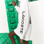 Lacoste live x minecraft שמלת קפוצ'ון פליסה אורגנית DZ4D0D2521 לבן 001 נשים - Image 3