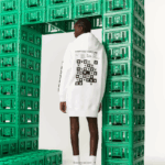 Lacoste live x minecraft שמלת קפוצ'ון פליסה אורגנית DZ4D0D2521 לבן 001 נשים - Image 4