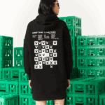 Lacoste live x minecraft שמלת קפוצ'ון פליסה אורגנית DZ4D0D2522 שחור 031 נשים - Image 3