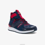 Lacoste run breaker טקסטיל ונעלי ספורט מעור DZ4D0D1837 כחול כהה ורוד 144 גברים