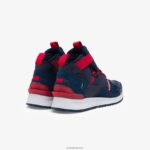 Lacoste run breaker טקסטיל ונעלי ספורט מעור DZ4D0D1837 כחול כהה ורוד 144 גברים - Image 3