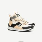 Lacoste run breaker נעלי חוץ בצבע עור DZ4D0D1792 שחור ולבן 454 גברים - Image 2