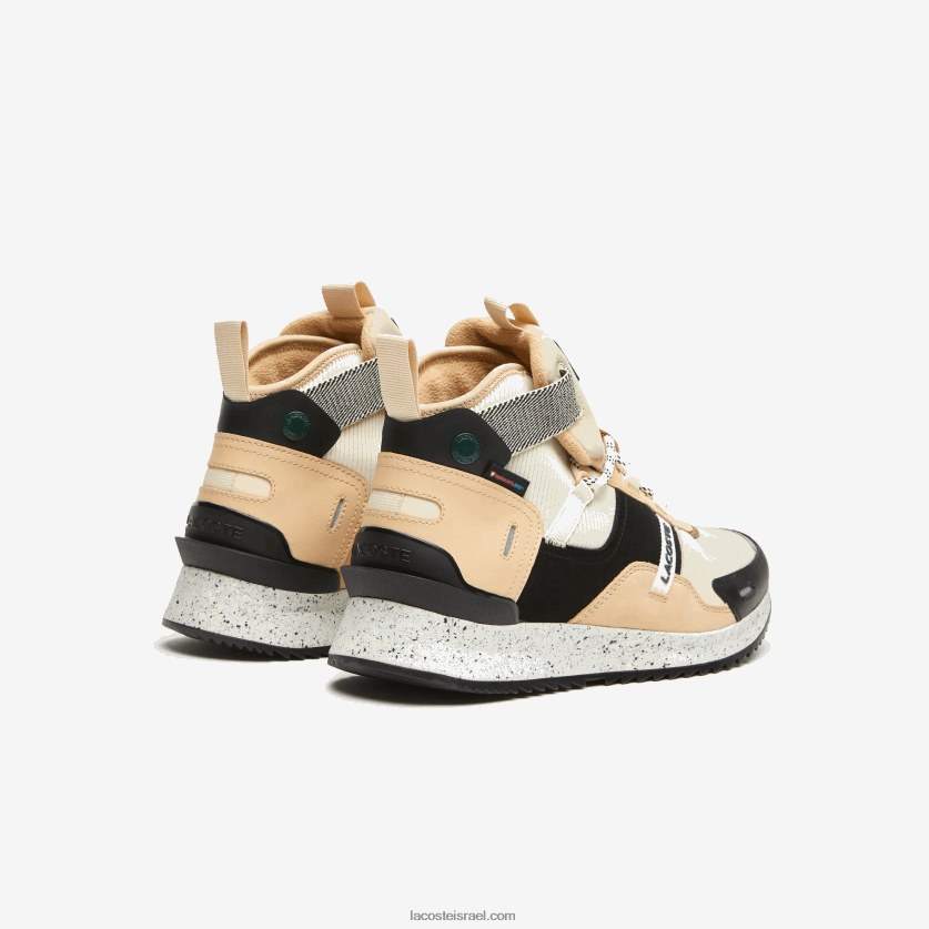 Lacoste run breaker נעלי חוץ בצבע עור DZ4D0D1792 שחור ולבן 454 גברים - Image 3