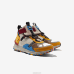 Lacoste run breaker עור ונעלי חוץ סינתטיות DZ4D0D1848 אוף לבן וחום ow8 גברים - Image 2
