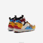 Lacoste run breaker עור ונעלי חוץ סינתטיות DZ4D0D1848 אוף לבן וחום ow8 גברים - Image 3