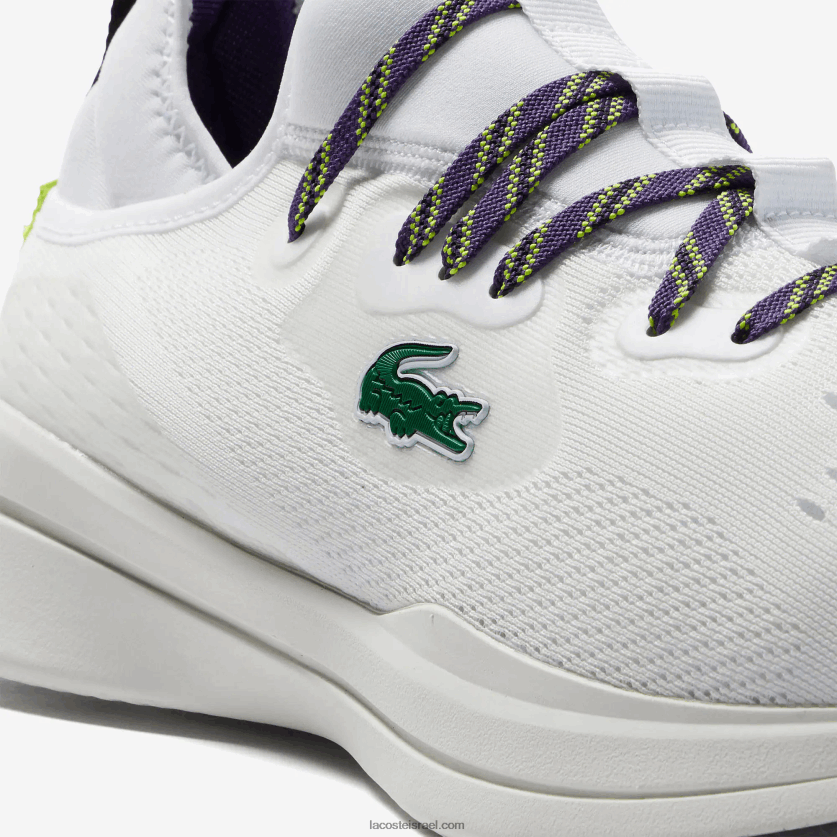 Lacoste run spin comfort נעלי ספורט טקסטיל DZ4D0D1795 לבן & אוף לבן 65 ט גברים - Image 6