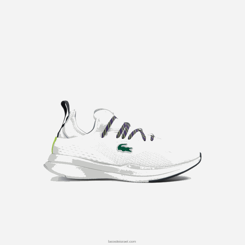 Lacoste run spin comfort נעלי ספורט טקסטיל DZ4D0D1795 לבן & אוף לבן 65 ט גברים - Image 1