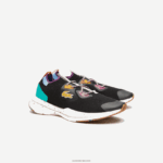Lacoste run spin eco נעלי ספורט טקסטיל DZ4D0D1901 טורקיז שחור 1s3 גברים - Image 2