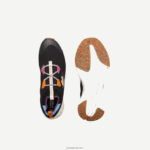 Lacoste run spin eco נעלי ספורט טקסטיל DZ4D0D1901 טורקיז שחור 1s3 גברים - Image 4