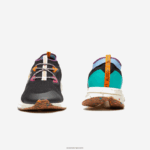 Lacoste run spin eco נעלי ספורט טקסטיל DZ4D0D1901 טורקיז שחור 1s3 גברים - Image 5