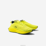 Lacoste run spin evolution נעלי ספורט טקסטיל DZ4D0D2686 צהוב 2t7 נשים - Image 2