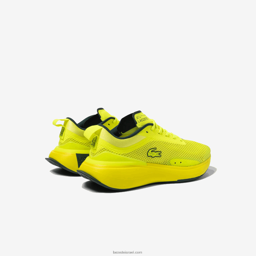 Lacoste run spin evolution נעלי ספורט טקסטיל DZ4D0D2686 צהוב 2t7 נשים - Image 3