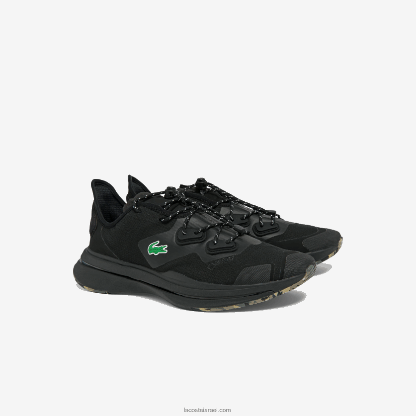 Lacoste run spin ultra gtx סניקרס טקסטיל DZ4D0D1838 שחור 02h גברים - Image 2
