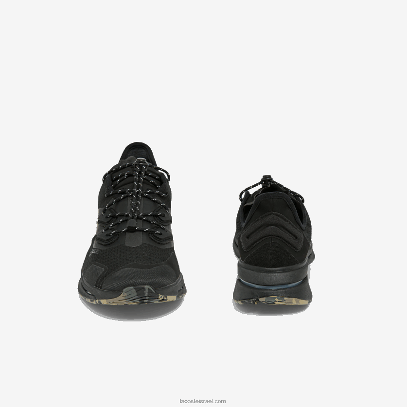 Lacoste run spin ultra gtx סניקרס טקסטיל DZ4D0D1838 שחור 02h גברים - Image 5