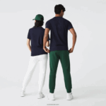 Lacoste sport x theo curin חולצת טריקו גרפית מג'רזי DZ4D0D944 כחול כהה לבן vll נשים - Image 3