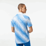Lacoste tennis x novak djokovic גרסת אוהד פולו DZ4D0D109 לבן כחול ga7 גברים - Image 3