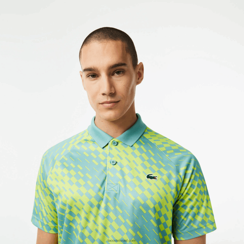 Lacoste tennis x novak djokovic גרסת אוהד פולו DZ4D0D111 נענע זלי גברים - Image 2