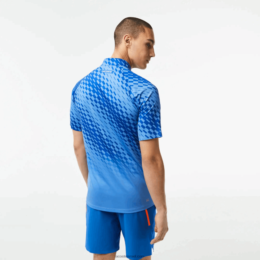 Lacoste tennis x novak djokovic שחקן גרסת פולו DZ4D0D43 כחול yi5 גברים - Image 3
