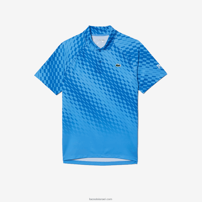Lacoste tennis x novak djokovic שחקן גרסת פולו DZ4D0D43 כחול yi5 גברים - Image 4