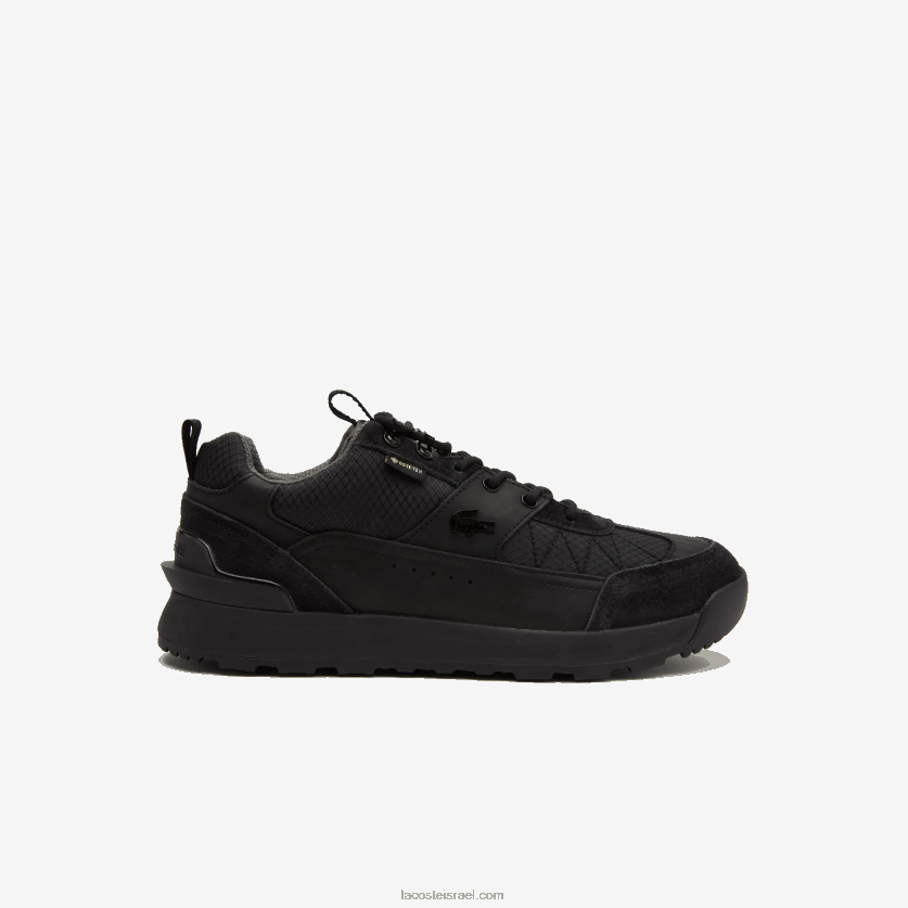 Lacoste urban breaker lo gtx סניקרס מטקסטיל ועור DZ4D0D1864 שחור 02h גברים - Image 1