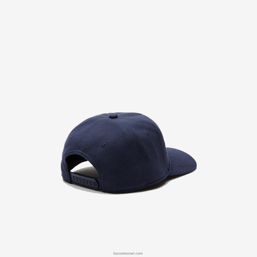 lacoste x a.p.c. כובע כותנה אורגנית DZ4D0D2343 כחול wgh גברים - Image 2