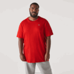 Lacoste xl חולצת טריקו של פימה כותנה ג'רסי בכושר רגיל DZ4D0D729 אדום 240 גברים - Image 2