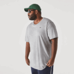 Lacoste xl חולצת טריקו של פימה כותנה ג'רסי בכושר רגיל DZ4D0D650 chine אפור cca גברים