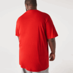 Lacoste xl חולצת טריקו של פימה כותנה ג'רסי בכושר רגיל DZ4D0D729 אדום 240 גברים - Image 3