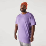 Lacoste xl חולצת טריקו של פימה כותנה ג'רסי בכושר רגיל DZ4D0D822 gfu סגול גברים